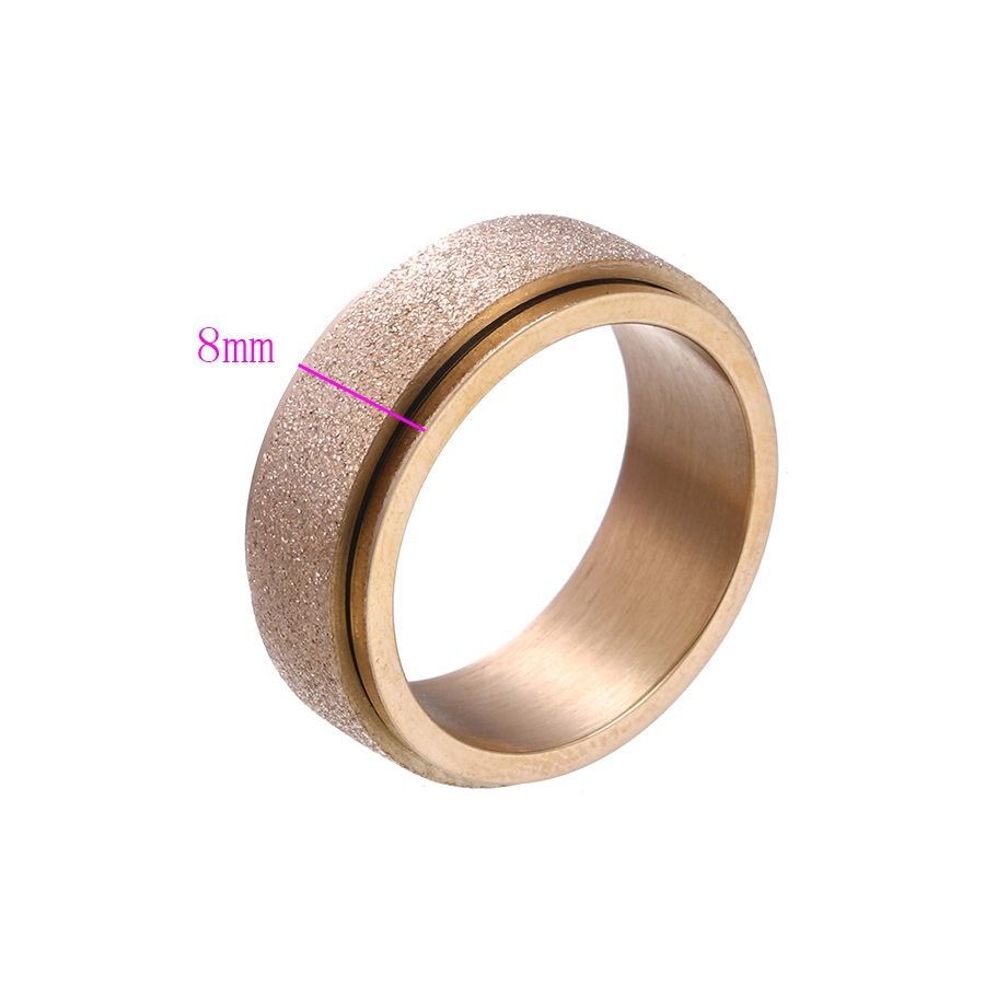 Roseguld belagt stainless steel ring-15129