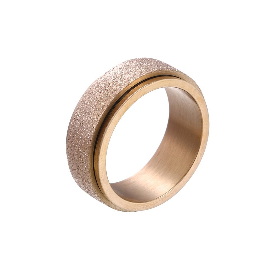 Roseguld belagt stainless steel ring-15129